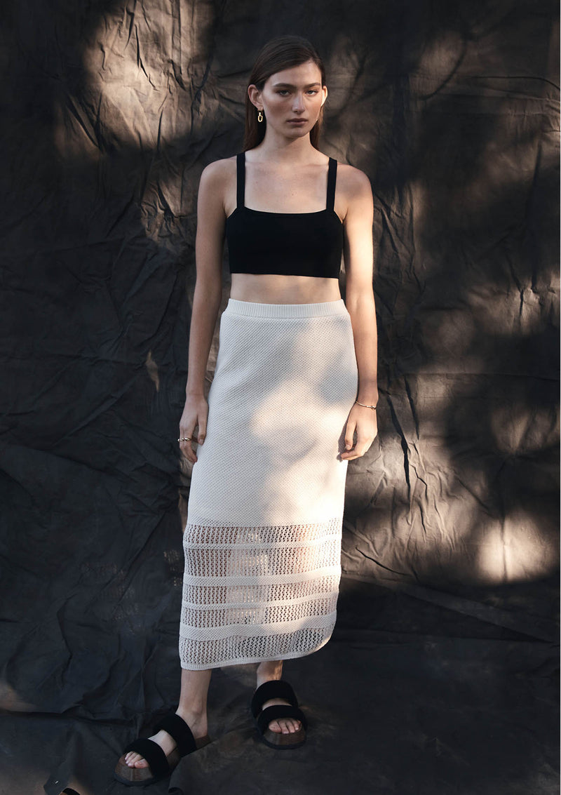 Elka Collective Rivera Crochet Skirt