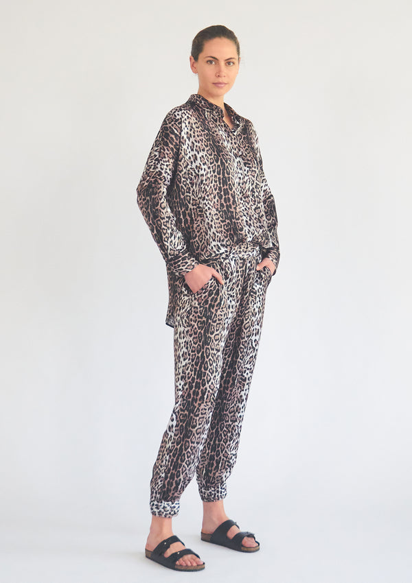 Mela Purdie Wild Stripe Animal Print Limitless Shirt