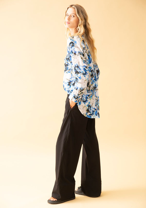 Mela Purdie Atoll Print Silk Soft Shirt