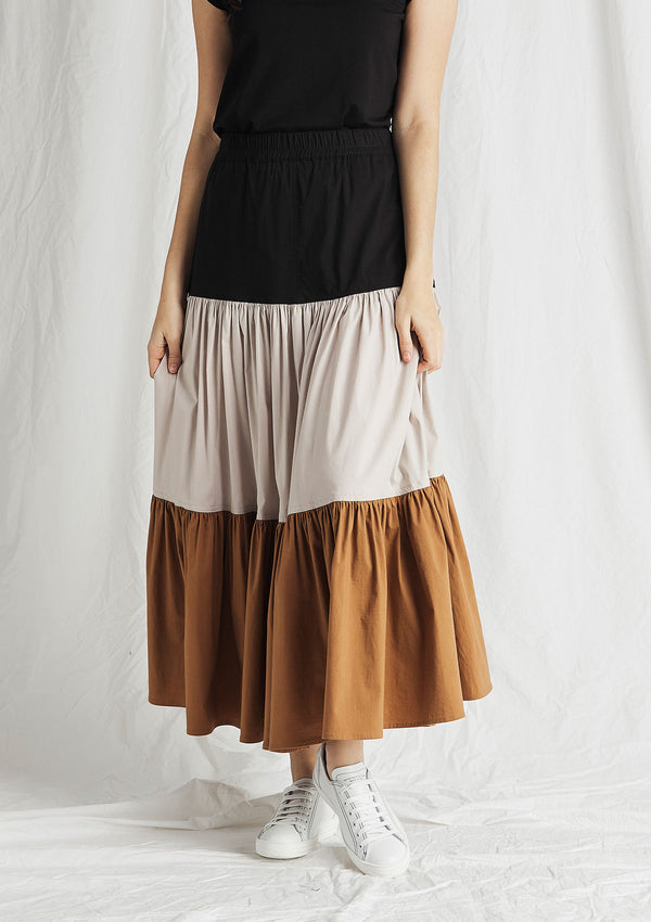 Mela Purdie Mircoprene Multi Mumbai Skirt