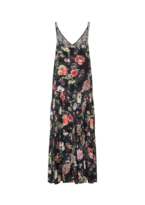 Mela Purdie Full Bloom Floral Print Mumbai Maxi Dress